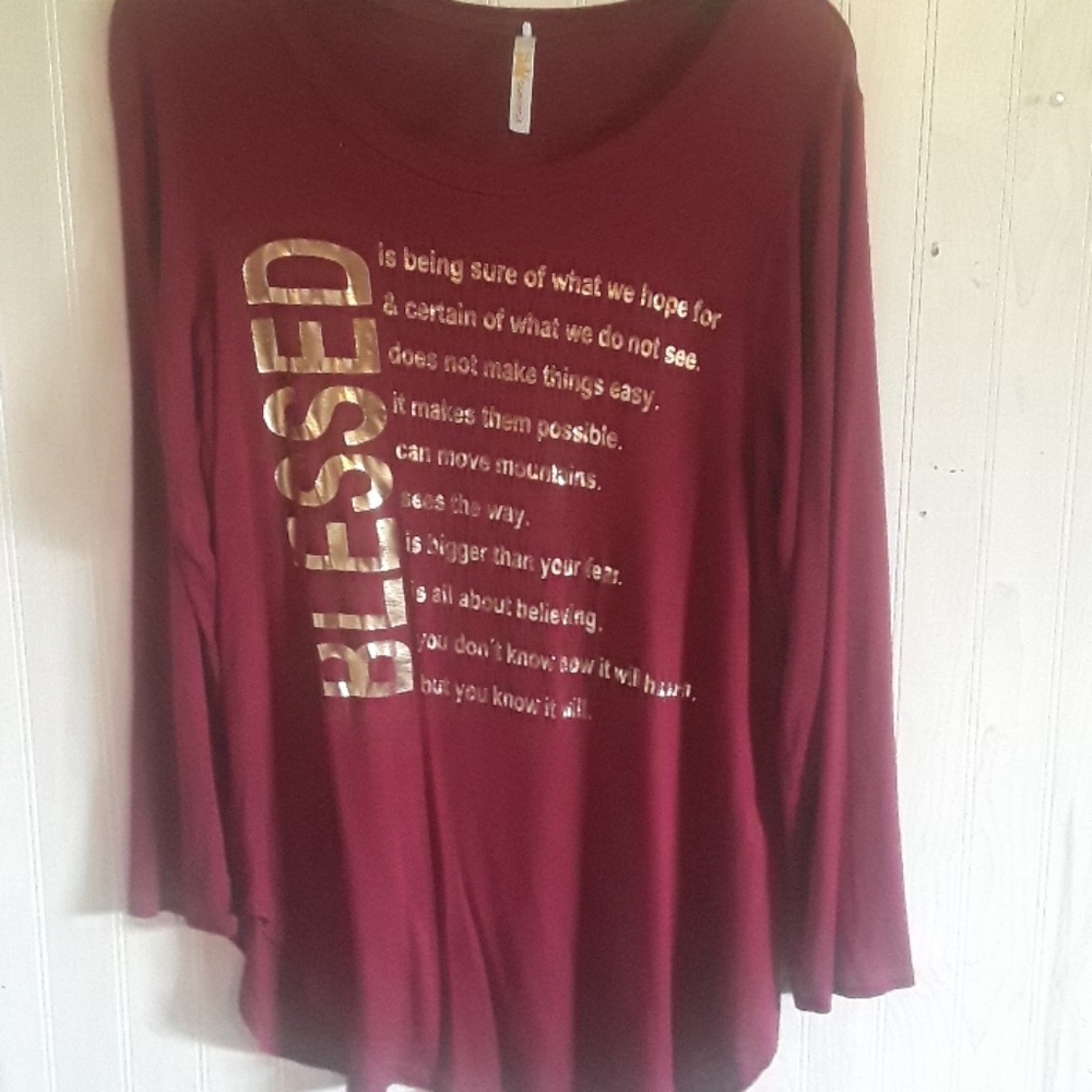 Long sleeved top